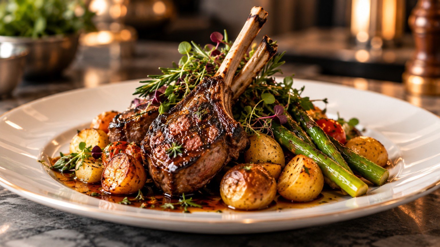 Lamb dinner
